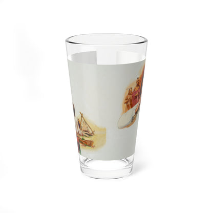 Squanto and the Miracle of Thanksgiving, interior illustrations (14), 2012 (Magazine Illustration) Pint Glass 16oz