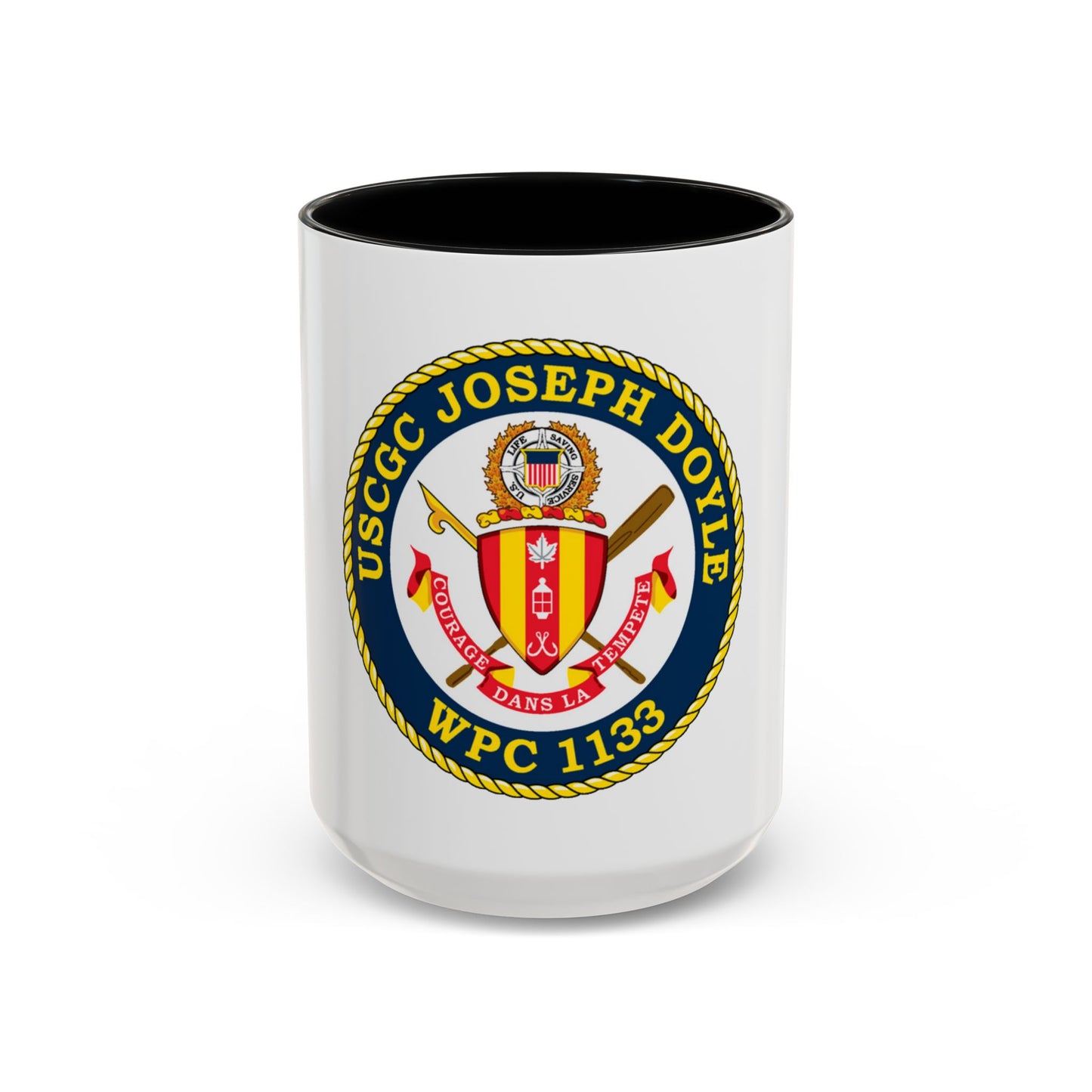 USCG C JOSEPH DOYLE W PC 1133 (U.S. Coast Guard) Accent Coffee Mug