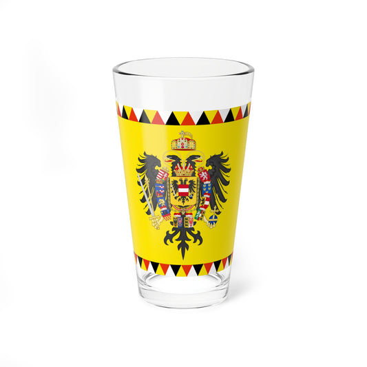 War flag of the Habsburg Empire variant (Austria) Pint Glass 16oz
