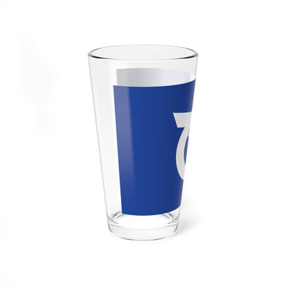 Flag of Ikusaka Nagano (Japan) Pint Glass 16oz