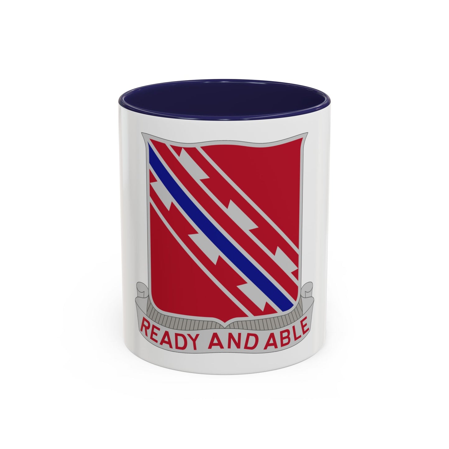 411 Engineer Battalion (U.S. Army) Accent Coffee Mug