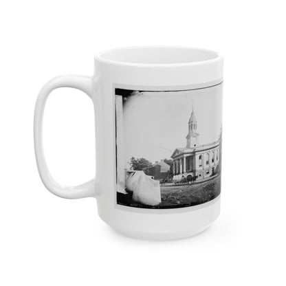 Warrenton, Va. Courthouse (U.S. Civil War) White Coffee Mug