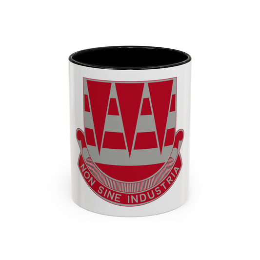 63 Engineer Battalion (U.S. Army) Accent Coffee Mug
