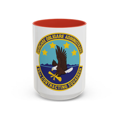 95th Contracting Squadron (U.S. Air Force) Accent Coffee Mug