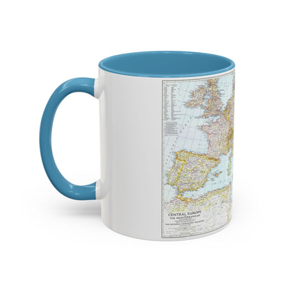 Tasse à café Accent Europe, Centre et Méditerranée 1er septembre 1939 (carte)