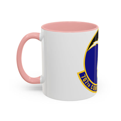 707th Communications Squadron (U.S. Air Force) Accent Coffee Mug