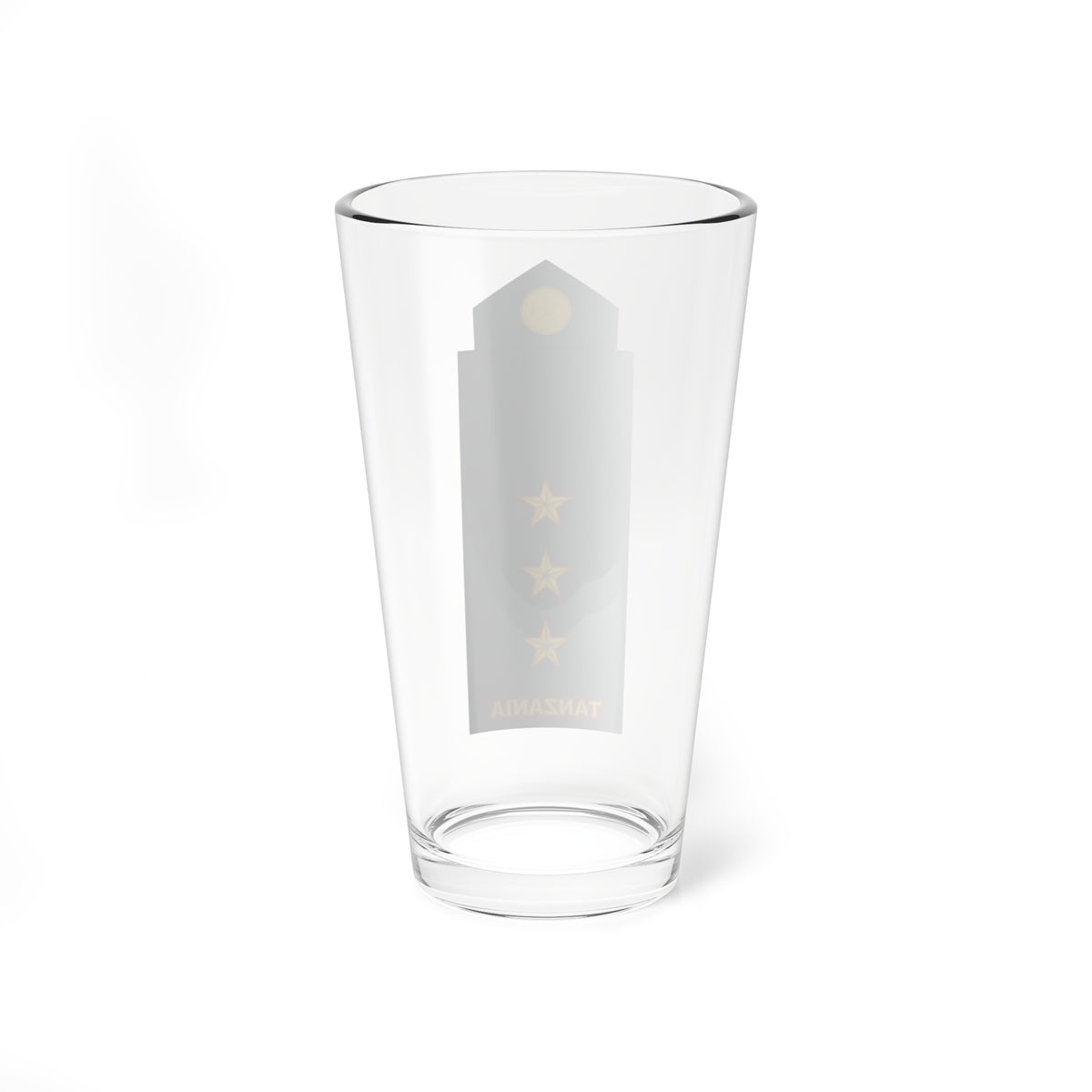 10 Tanzania Army CPT (Tanzania) (Military Rank) Pint Glass 16oz