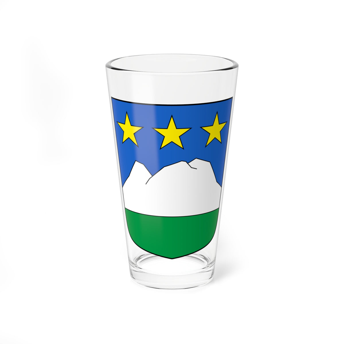 MontNoble-blazon (Switzerland) (Coat of Arms) Pint Glass 16oz