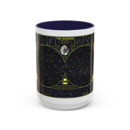 Heavens. The (1970) (Map) Accent Coffee Mug