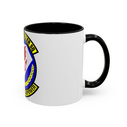 100 Comptroller Squadron USAFE (U.S. Air Force) Accent Coffee Mug