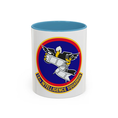 14 Intelligence Squadron AFRC (U.S. Air Force) Accent Coffee Mug