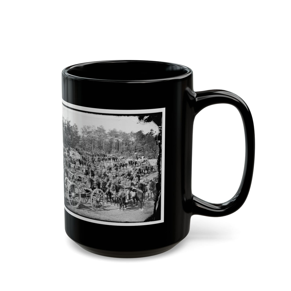 Fair Oaks, Va., Vicinity. Battery M., 2d U.S. Artillery, Commanded By Capt. Henry Benson (U.S. Civil War) Black Coffee Mug