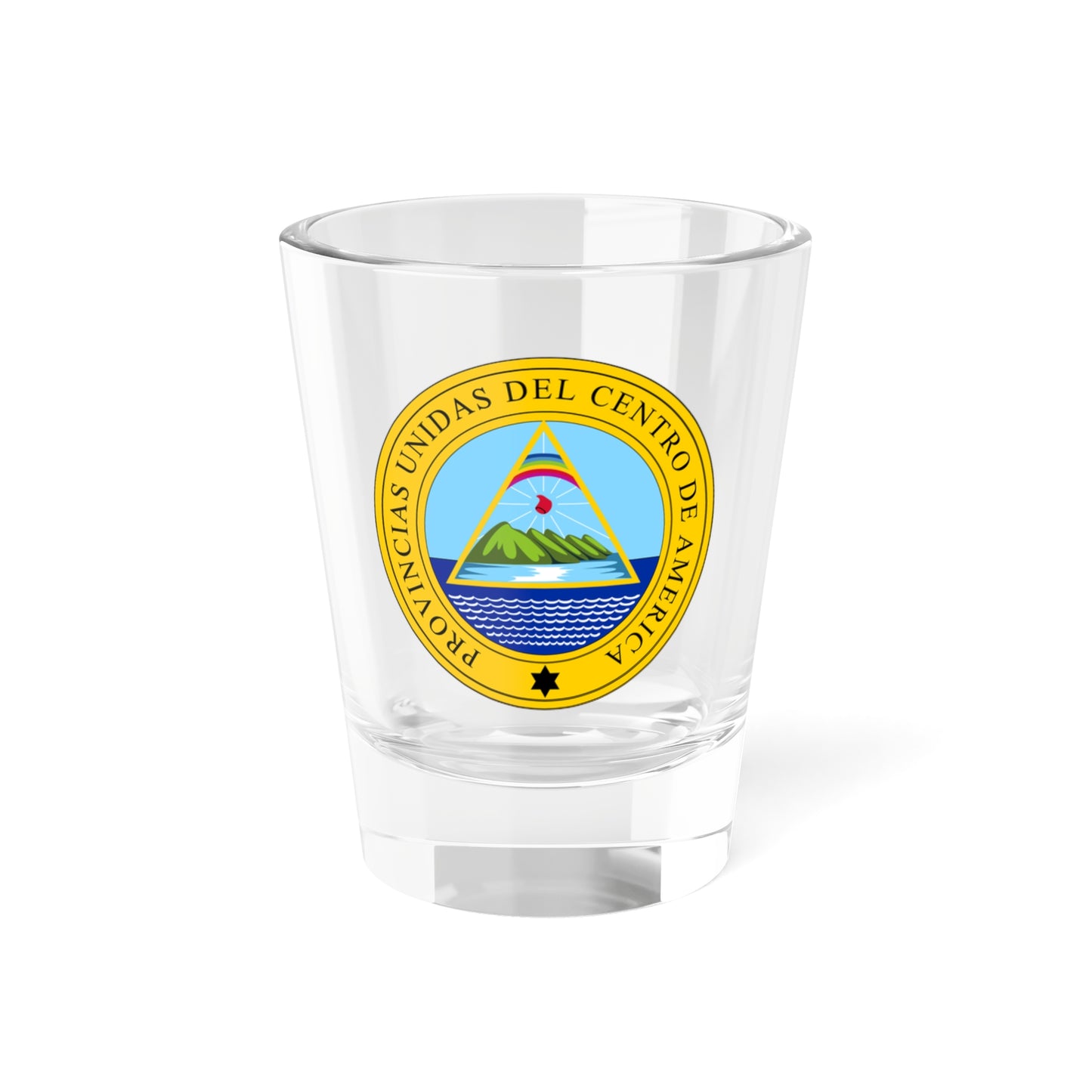 Coat of arms of the United Provinces of Central America - Shot Glass 1.5oz