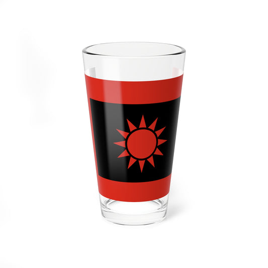 TNO Flag of the National Protection Army (China) Pint Glass 16oz