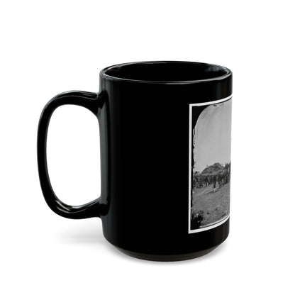 Antietam, Md. Blacksmith Shoeing Horses At Headquarters, Army Of The Potomac (U.S. Civil War) Black Coffee Mug