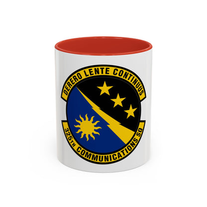 325 Communications Squadron ACC (U.S. Air Force) Accent Coffee Mug