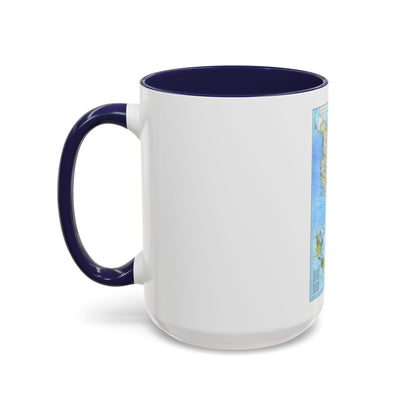 Americas, The (1979) (Map) Accent Coffee Mug