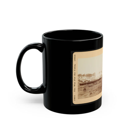 Mounting Guard (U.S. Civil War) Black Coffee Mug