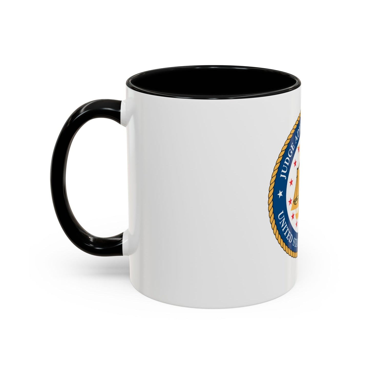 USCG Judge Advocate General (U.S. Coast Guard) Accent Coffee Mug
