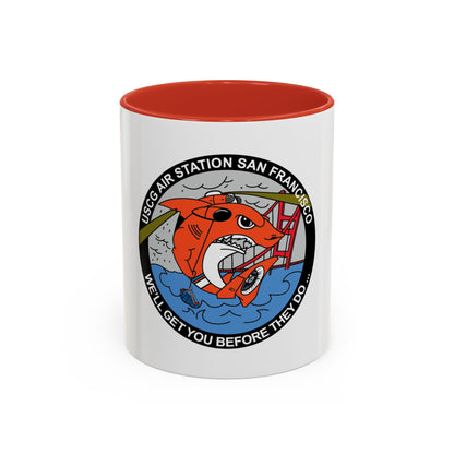 USCG Air Station San Francisco 2 (U.S. Coast Guard) Accent Coffee Mug