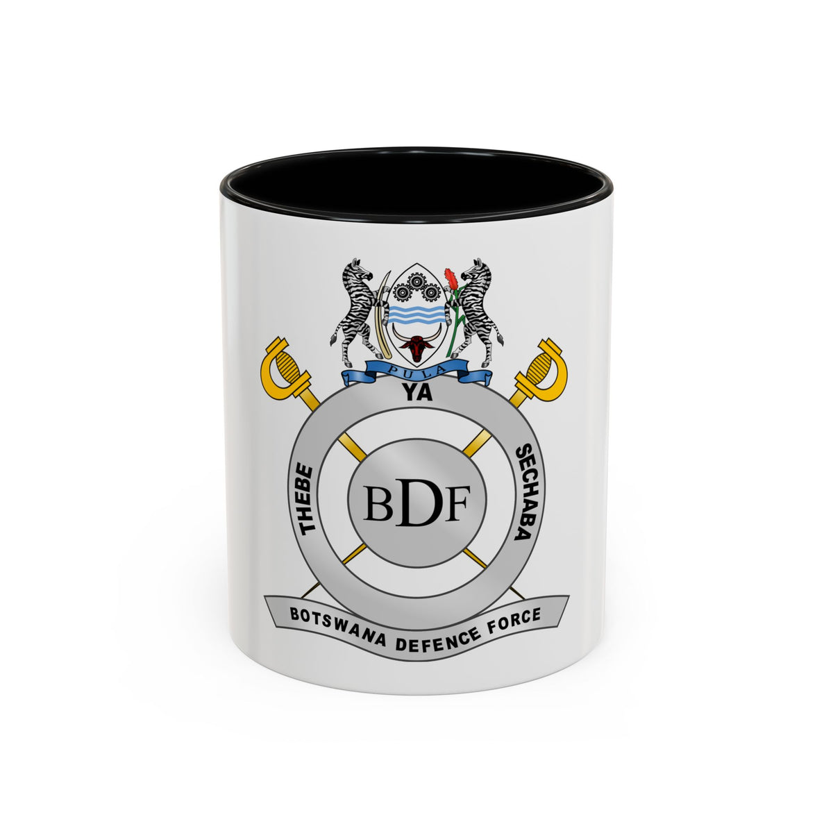 Botswana Defence Force - Accent Coffee Mug