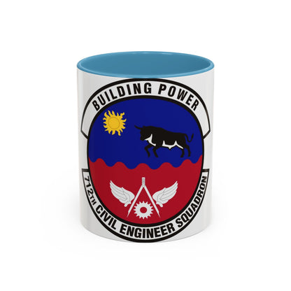 712th Civil Engineer Squadron (U.S. Air Force) Accent Coffee Mug