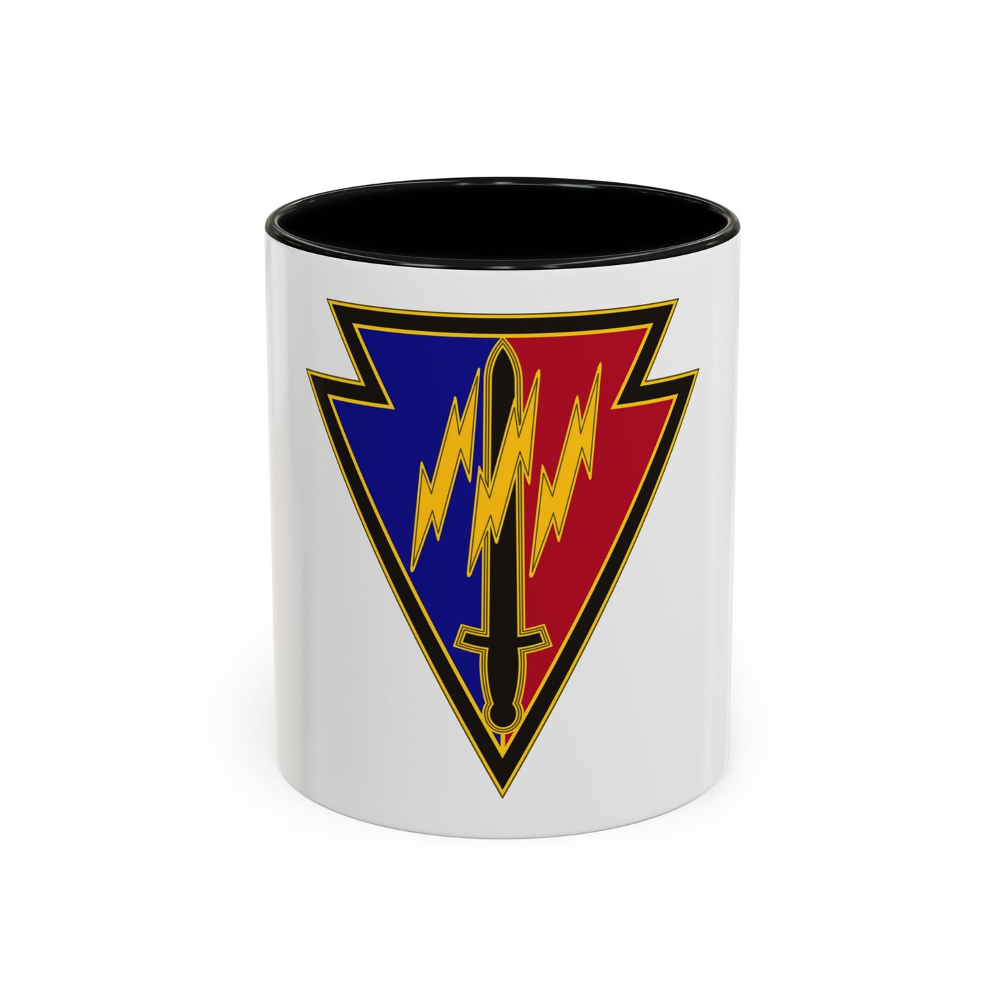 219 Engineer Brigade (U.S. Army) Accent Coffee Mug