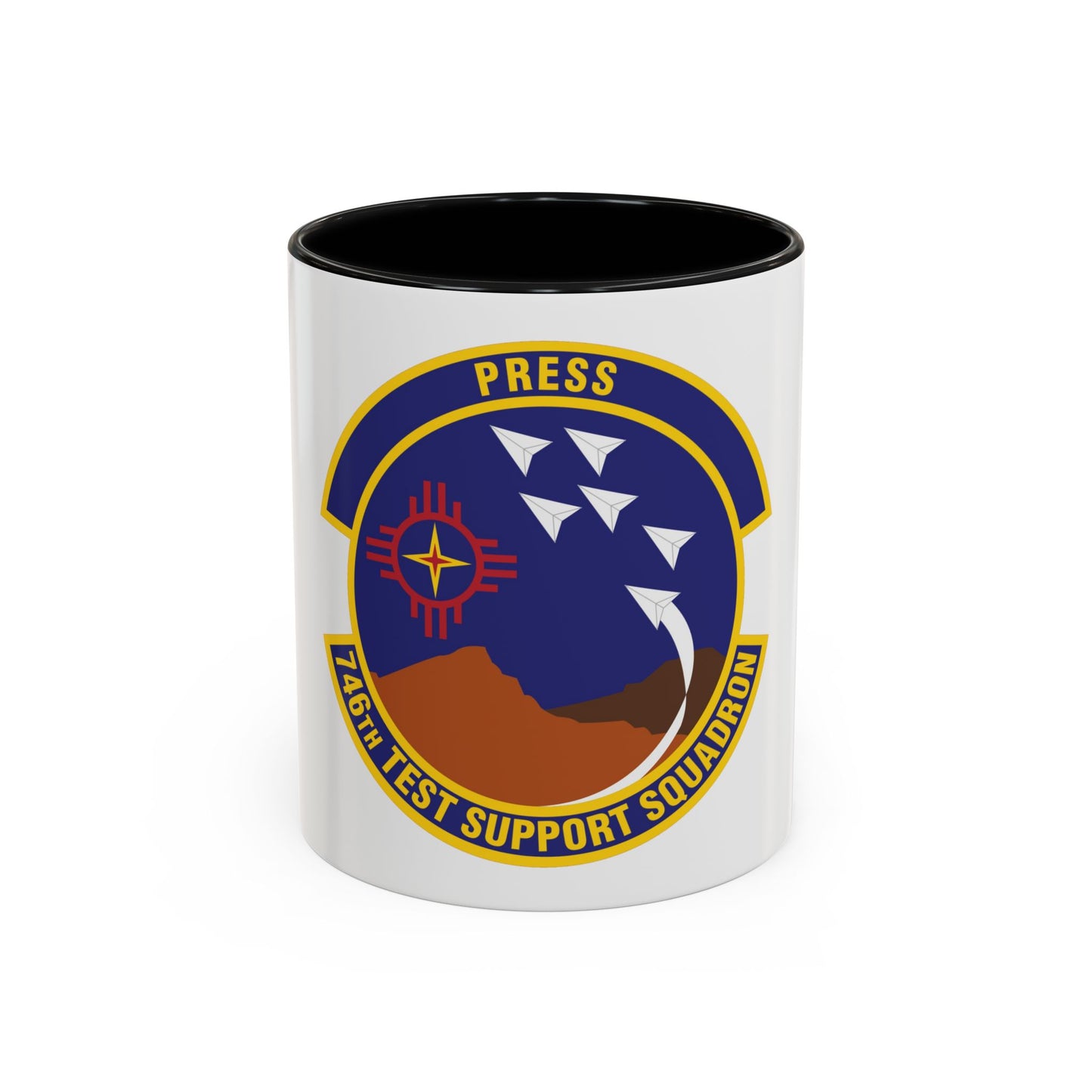 746th Test Support Squadron (U.S. Air Force) Accent Coffee Mug