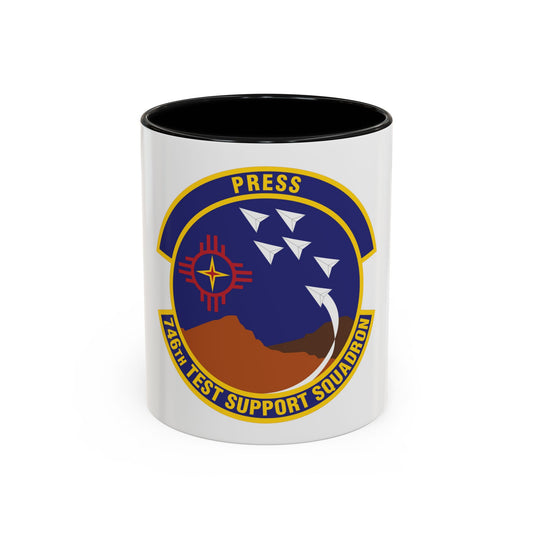 746th Test Support Squadron (U.S. Air Force) Accent Coffee Mug