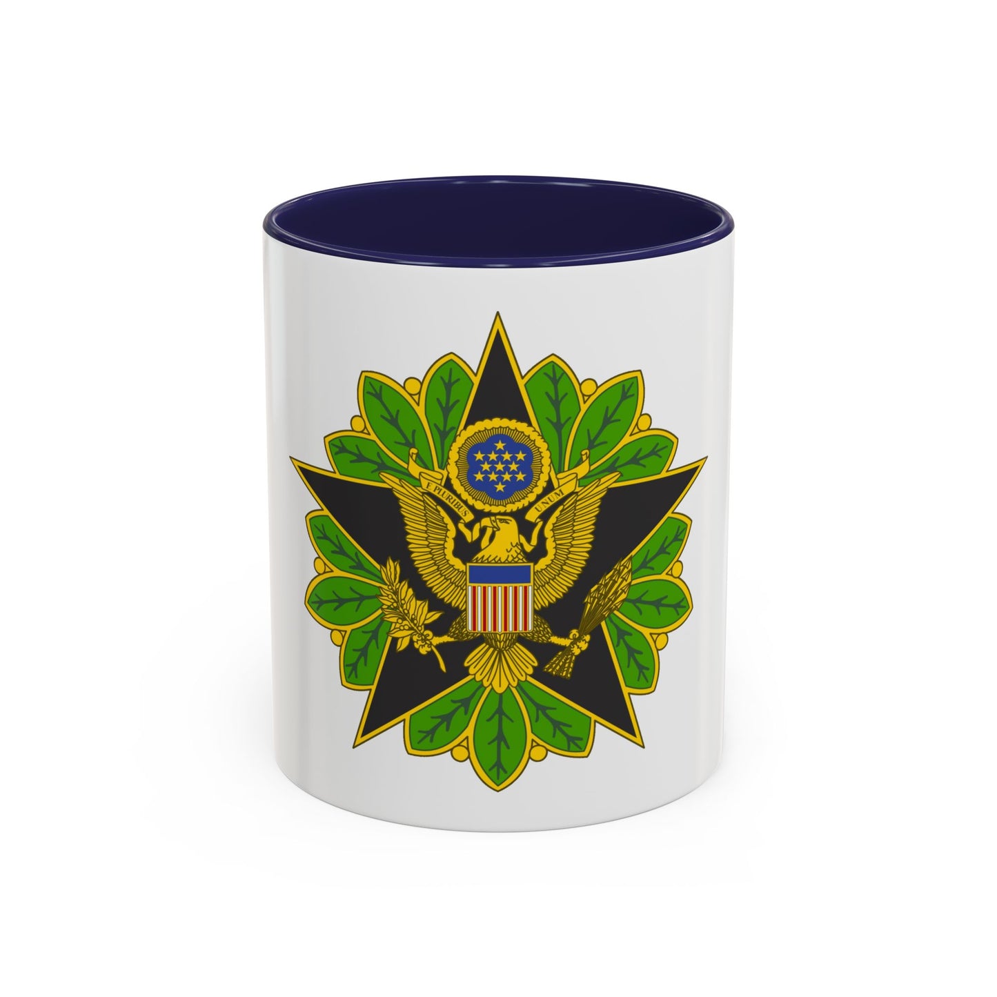 Staff Identification Badge (U.S. Army) Accent Coffee Mug
