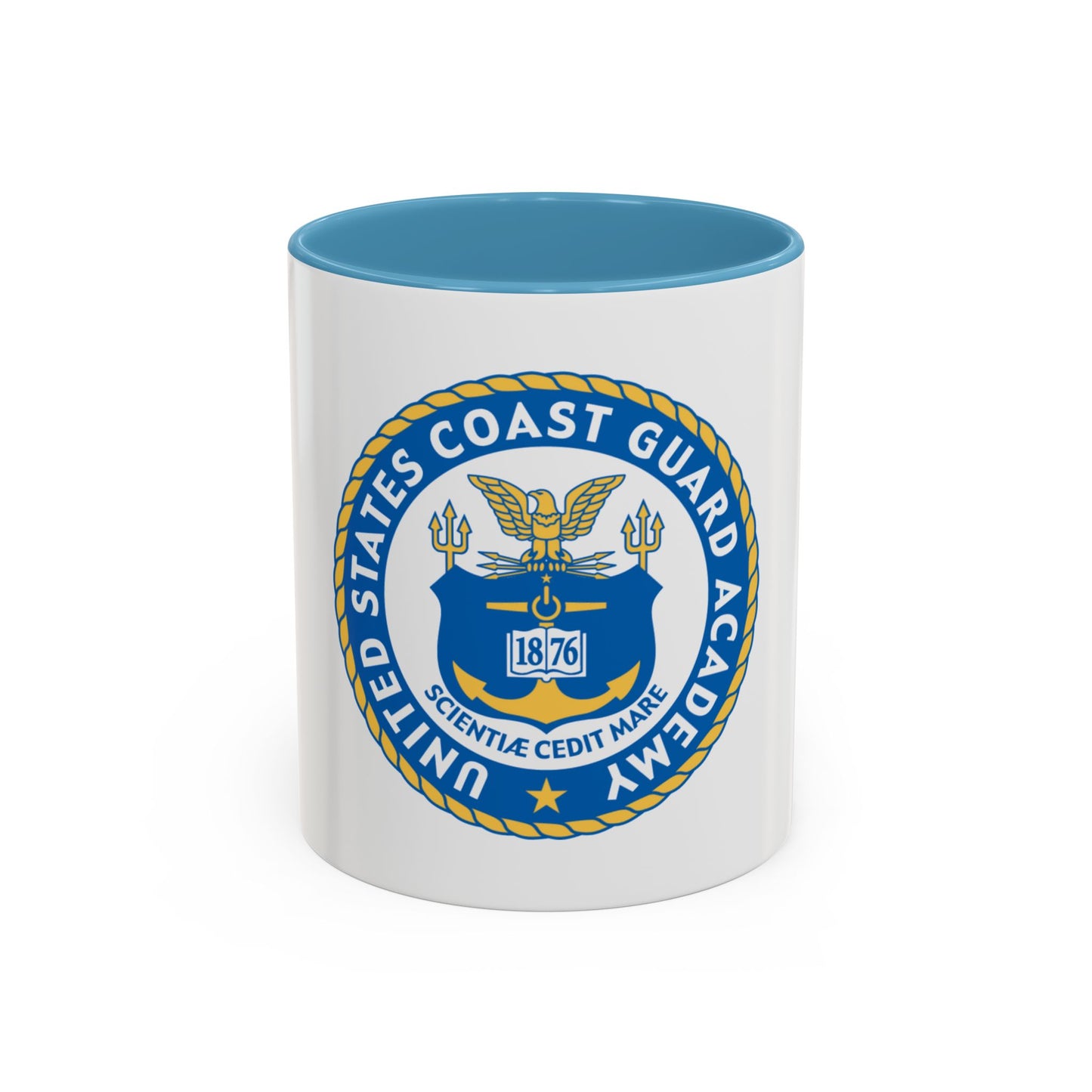 USCG Academy (U.S. Coast Guard) Accent Coffee Mug