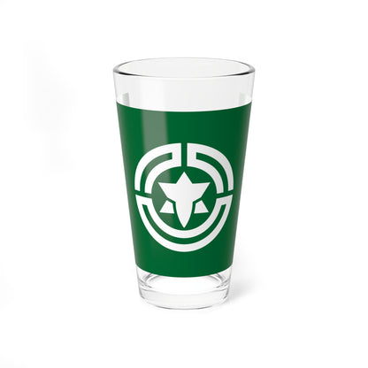 Flag of Haboro Hokkaido (Japan) Pint Glass 16oz