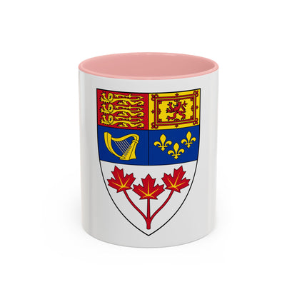 Arms of Canada (shield) - Accent Coffee Mug