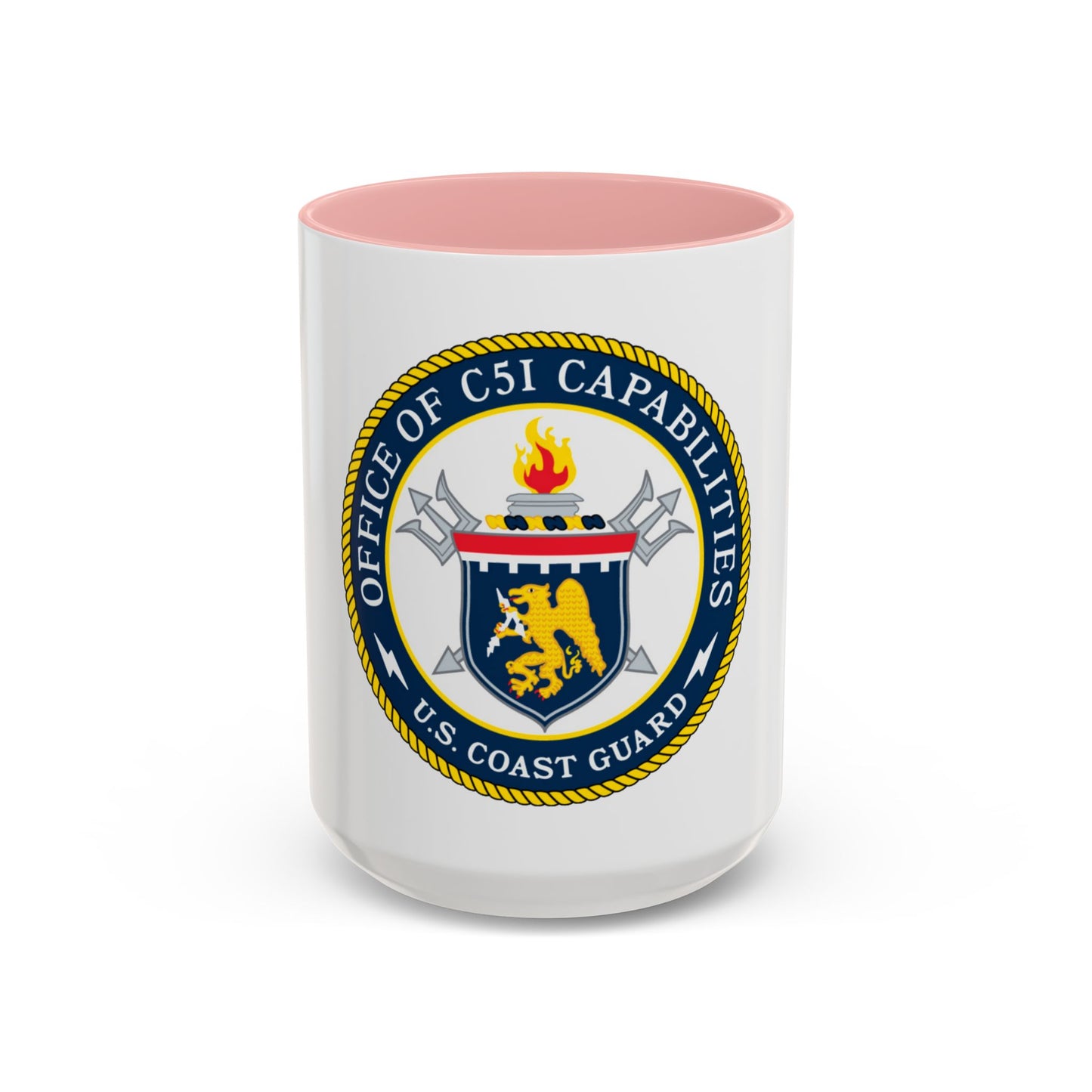 CG 761 Office of C5I Capabilities (U.S. Coast Guard) Accent Coffee Mug