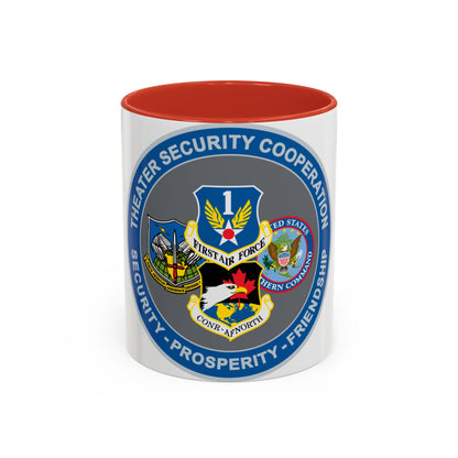 AF North TSC Theater Security Cooperation (U.S. Air Force) Accent Coffee Mug