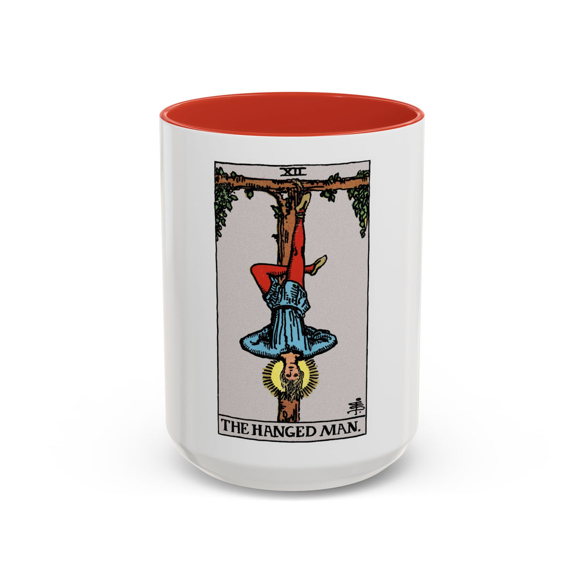 The Hanged Man (Tarot Card) Accent Coffee Mug