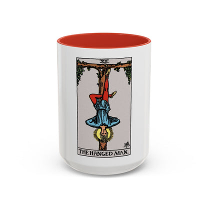 The Hanged Man (Tarot Card) Accent Coffee Mug