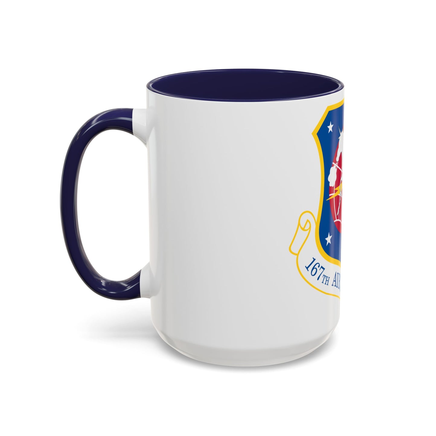 Tasse à café décorative 167e escadre de transport aérien (US Air Force)