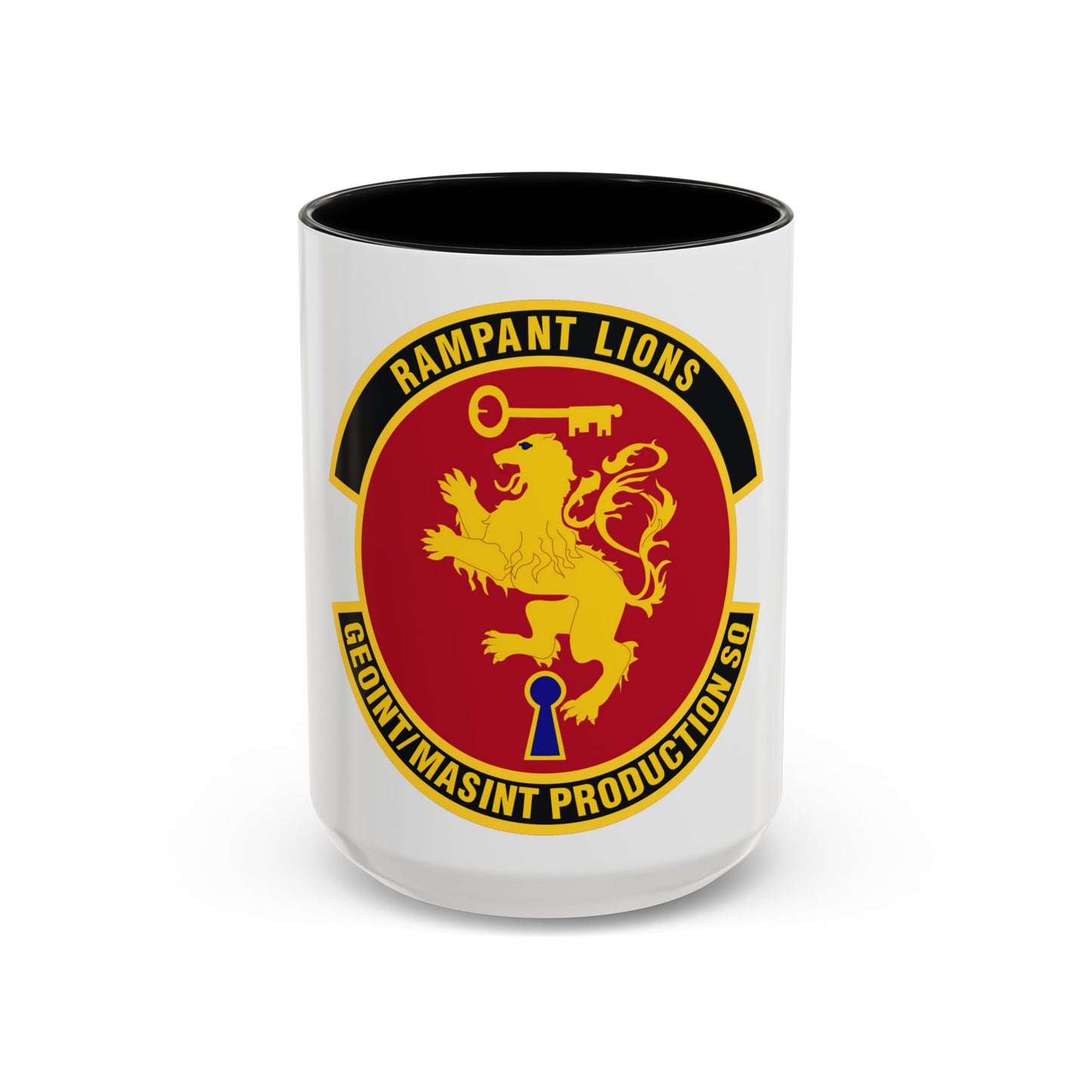 Geospatial Intelligence Measurement & Signatures Intelligence Production Squadron (U.S. Air Force) Accent Coffee Mug