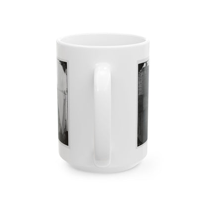 James River, Va. Deck And Turret Of U.S.S. Monitor(2) (U.S. Civil War) White Coffee Mug