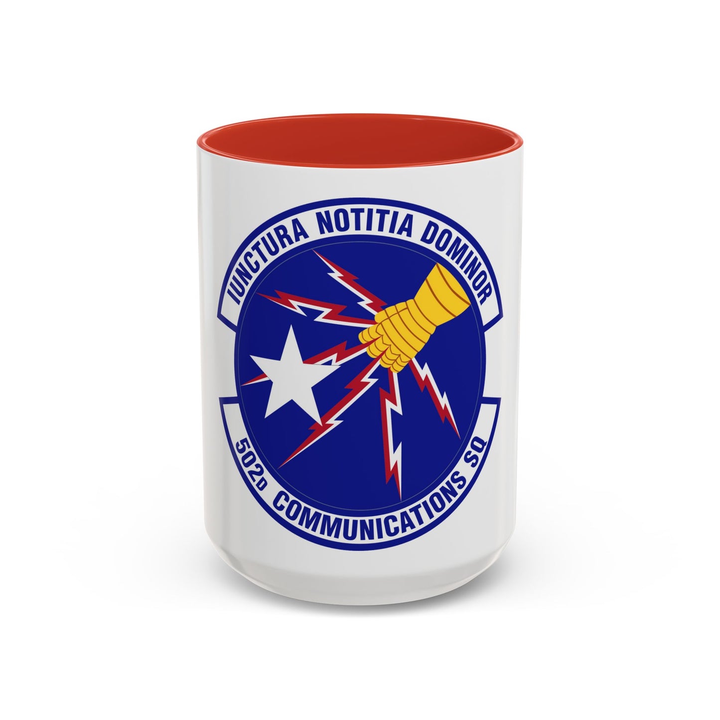 502d Communications Squadron (U.S. Air Force) Accent Coffee Mug