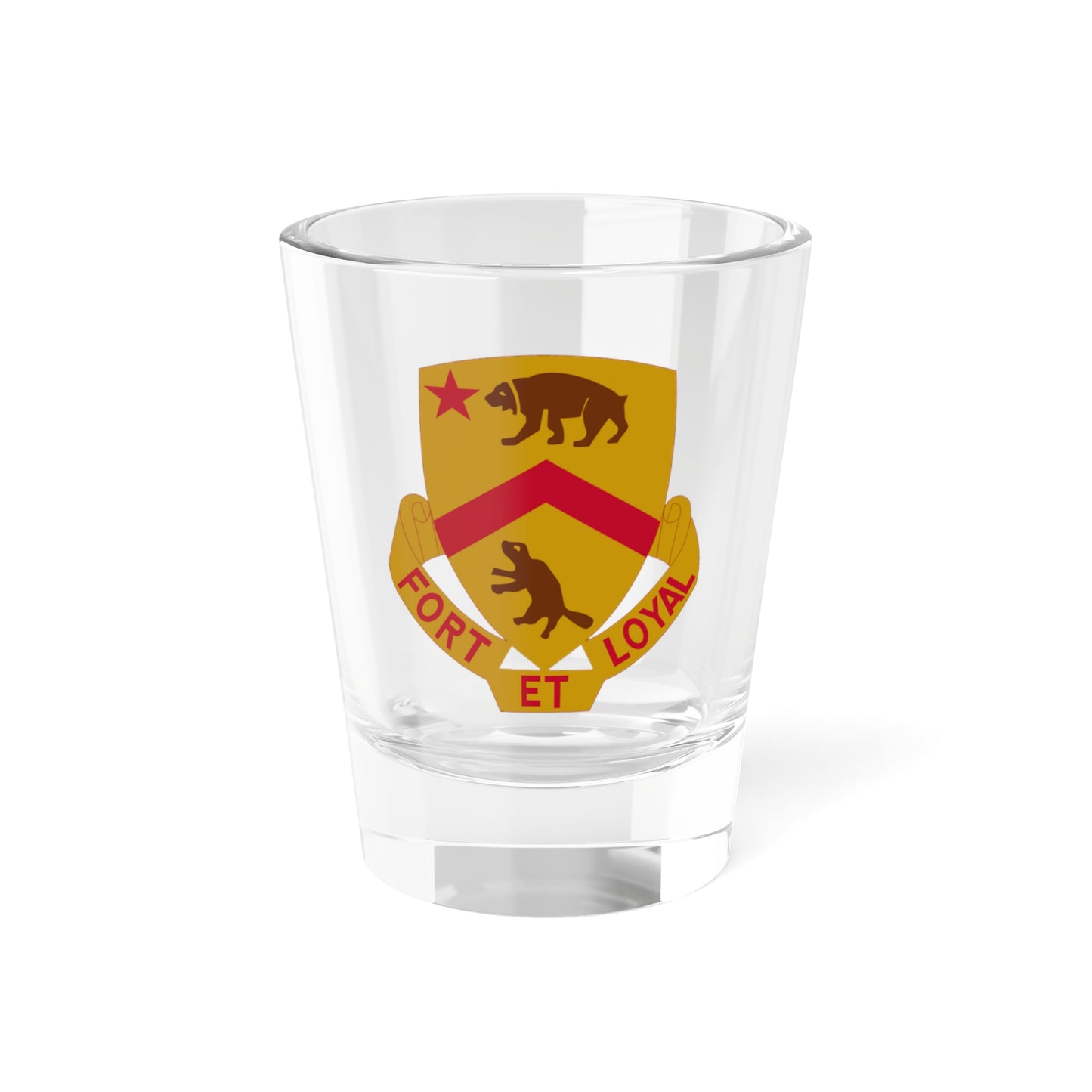 301 Cavalry Regiment (U.S. Army) Shot Glass 1.5oz