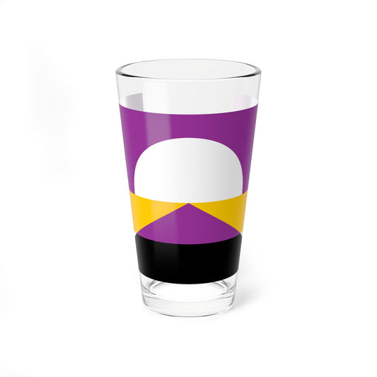Flag of Countryside Kansas textless (United States) Pint Glass 16oz