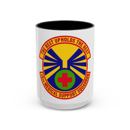 10th Medical Support Squadron (U.S. Air Force) Accent Coffee Mug