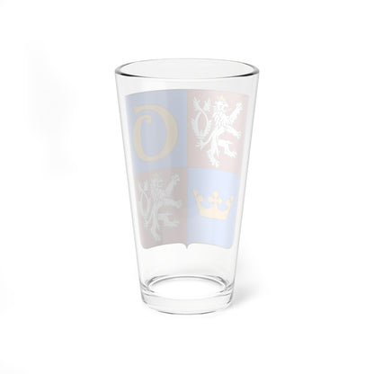 Hradec Kralove Region CoA CZ (Czech Republic) (Coat of Arms) Pint Glass 16oz