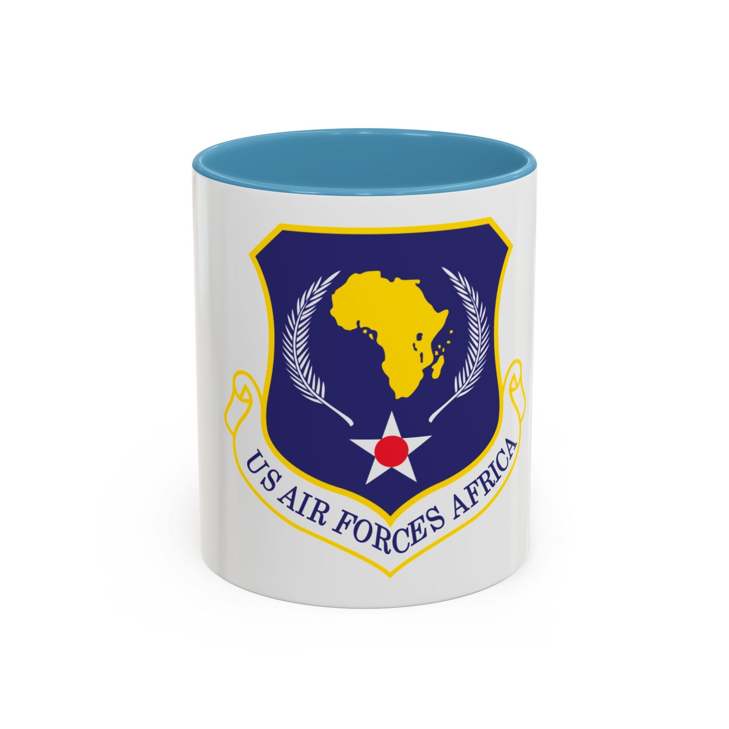 USAF Africa (U.S. Air Force) Accent Coffee Mug