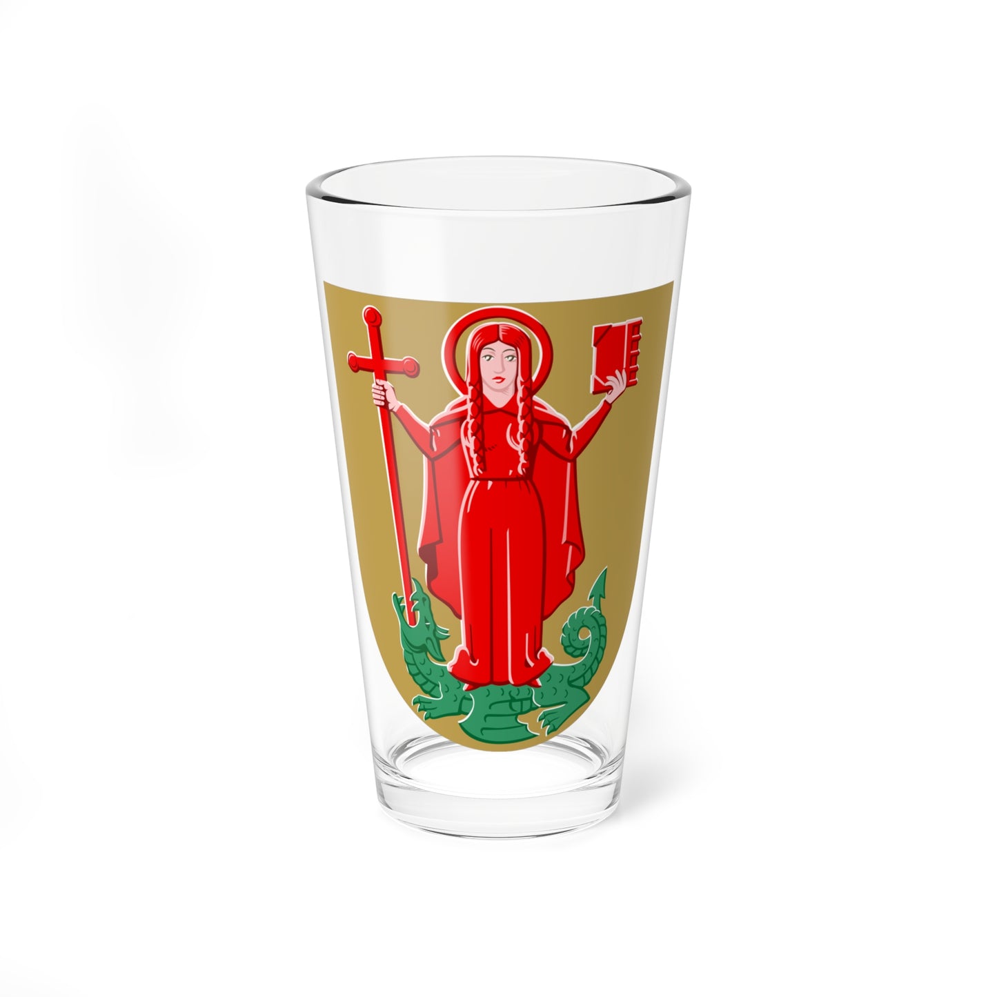 Vehmaa.vaakuna (Finland) (Coat of Arms) Pint Glass 16oz