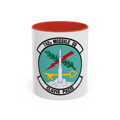 742 Missile Squadron AFGSC (U.S. Air Force) Accent Coffee Mug