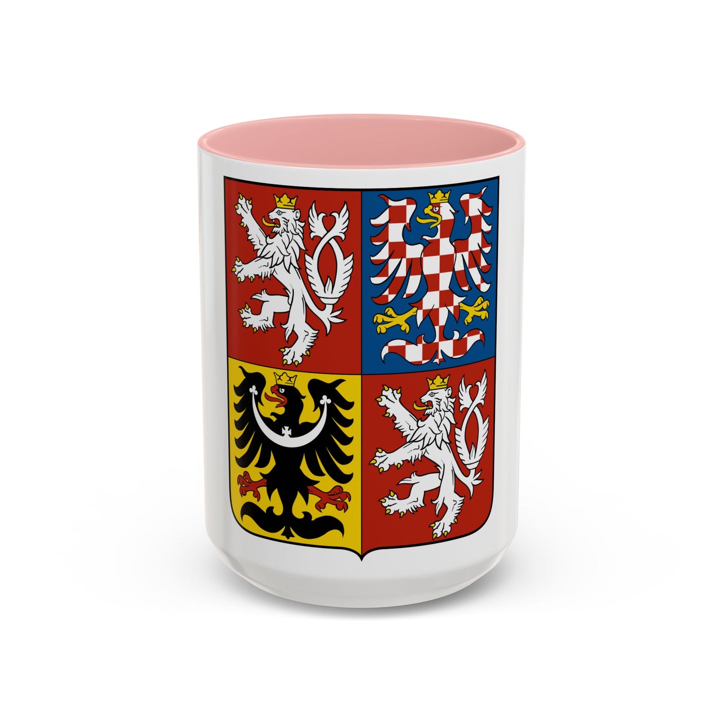 Coat of arms of the Czech Republic - Accent Coffee Mug