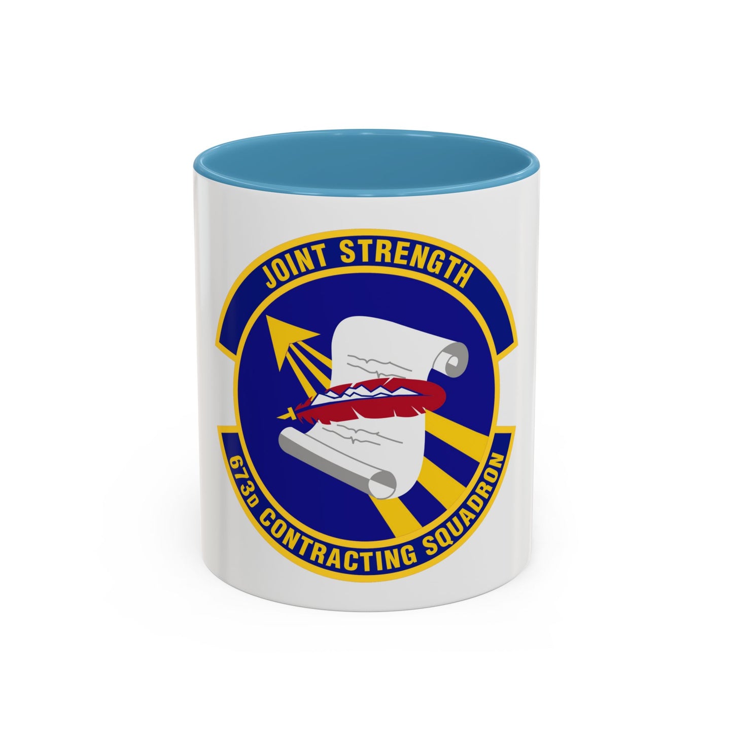 673d Contracting Squadron (U.S. Air Force) Accent Coffee Mug
